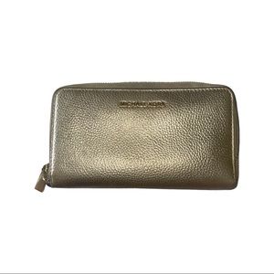 Gold Metallic Michael Kors Wallet